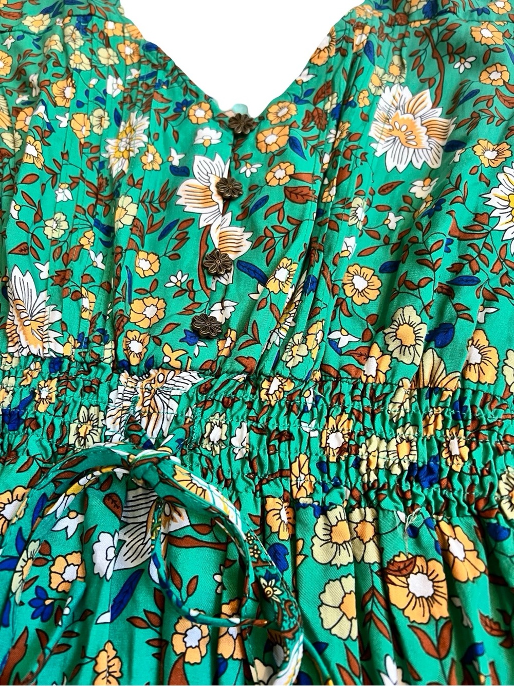 Boho Floral Mini Dress| Size Medium - Picture 4 of 4